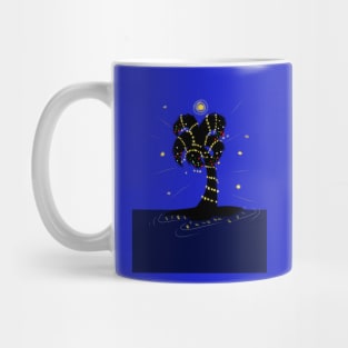 Christmas Palms - Blue Horizon Mug